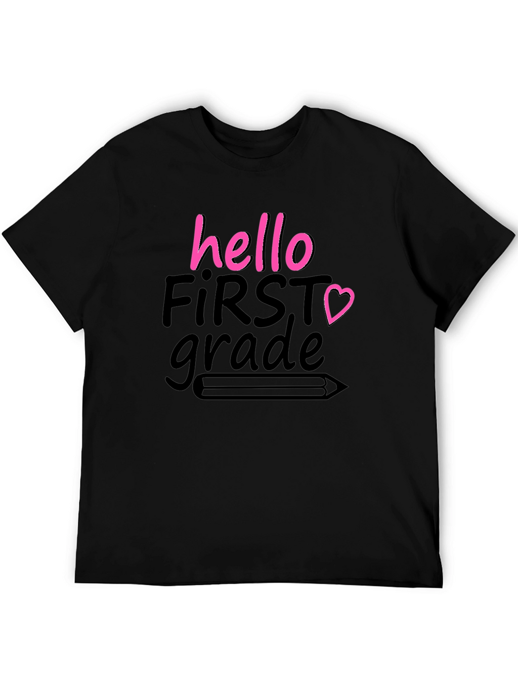 Hello First Grade T-Shirt Back to School Tee