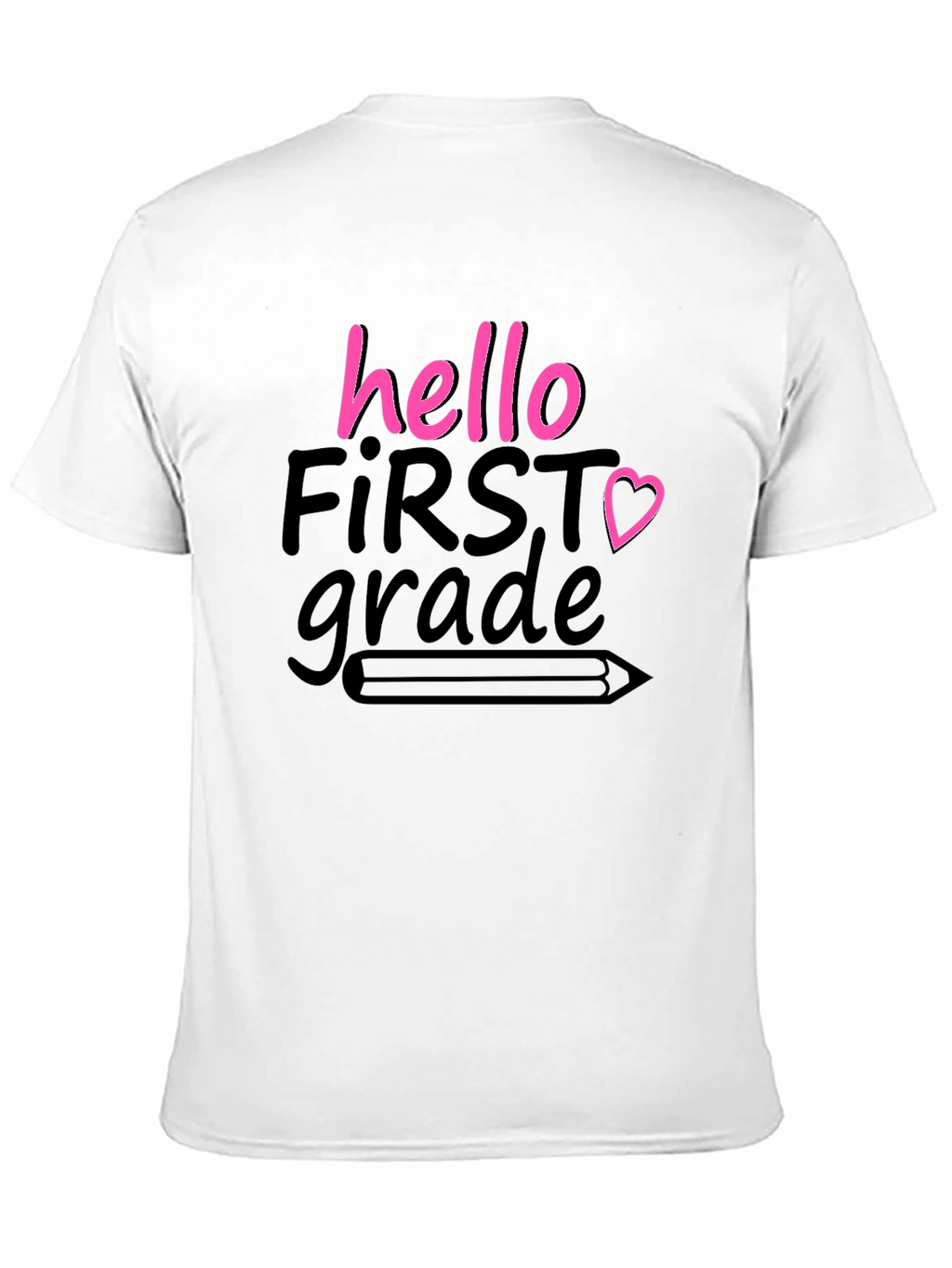 Hello First Grade T-Shirt Back to School Tee