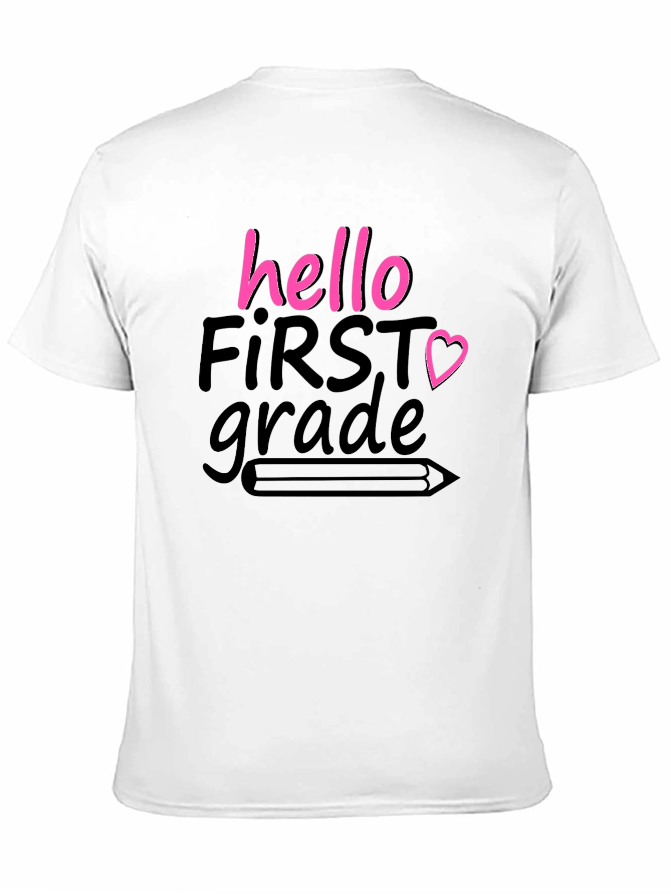 Hello First Grade T-Shirt Back to School Tee