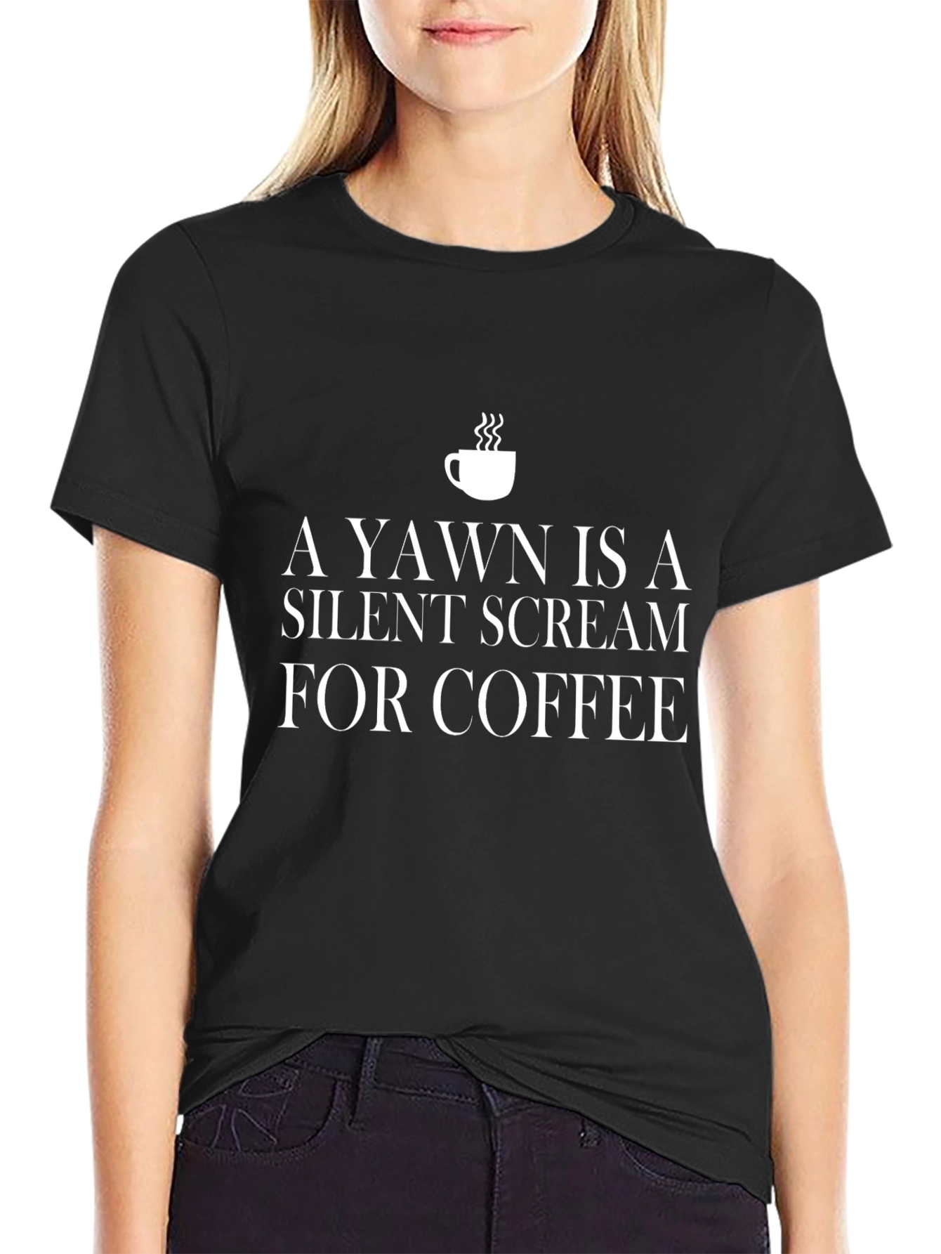 Coffee Lover T-Shirt - Silent Scream Humor Tee