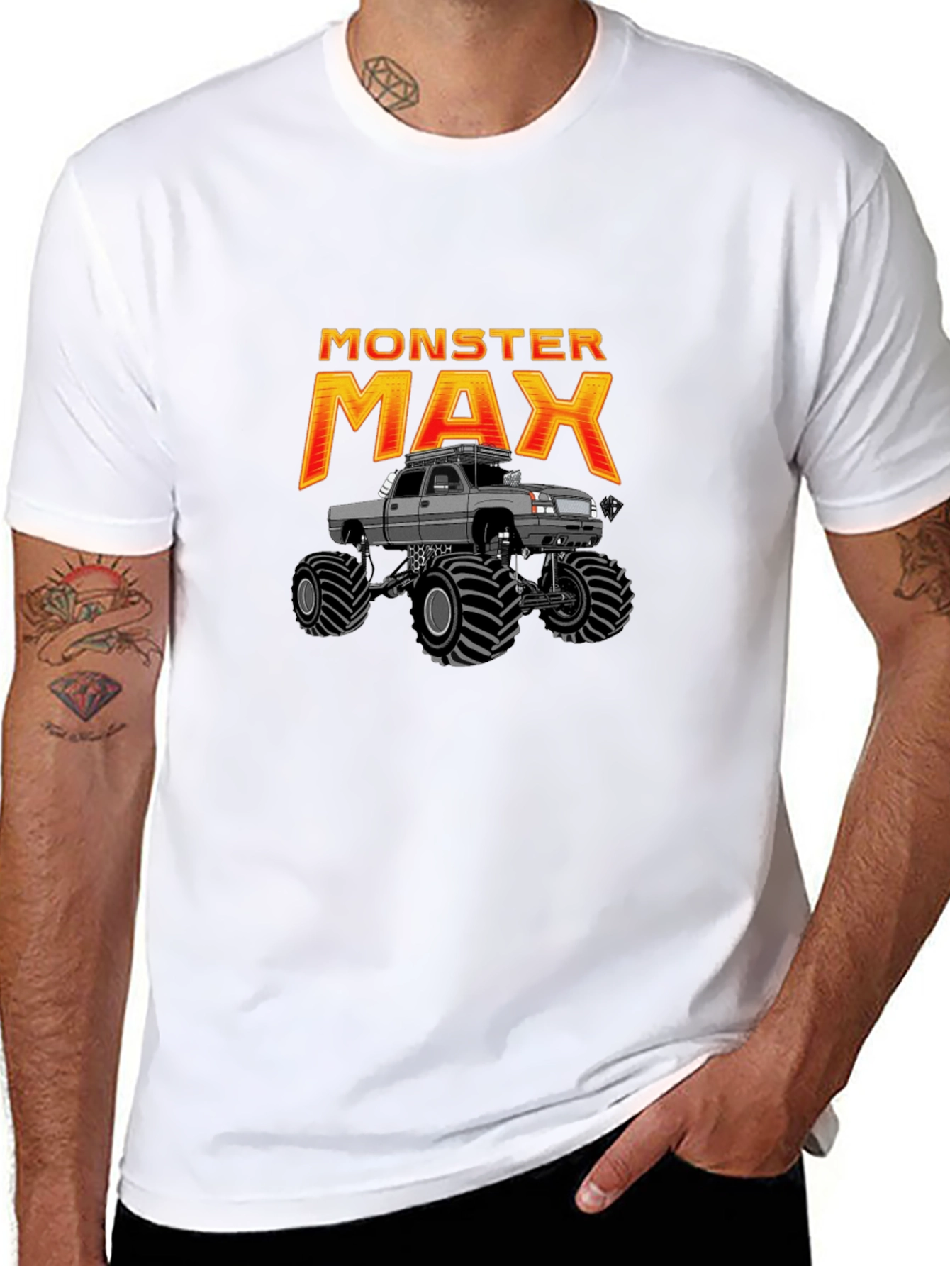 Monster Max Truck Graphic T-Shirt