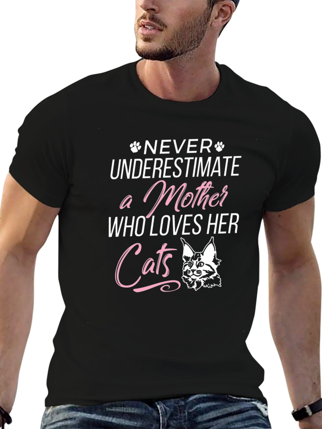 Cat Lover Mom T-Shirt