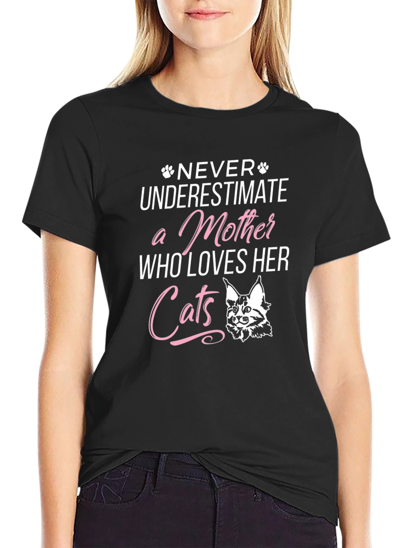 Cat Lover Mom T-Shirt