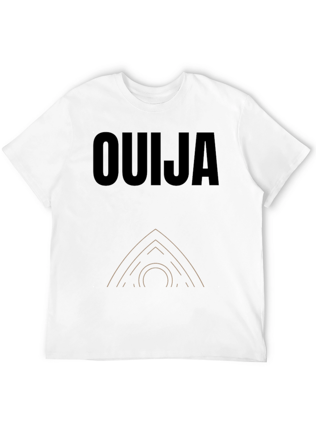 Ouija Board Graphic Tee - Black Cotton T-Shirt