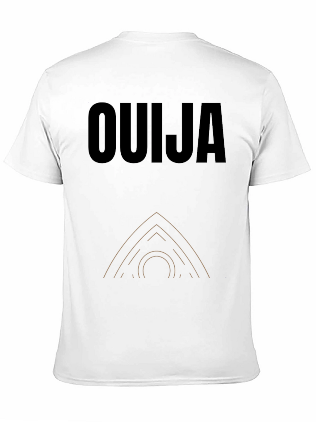 Ouija Board Graphic Tee - Black Cotton T-Shirt