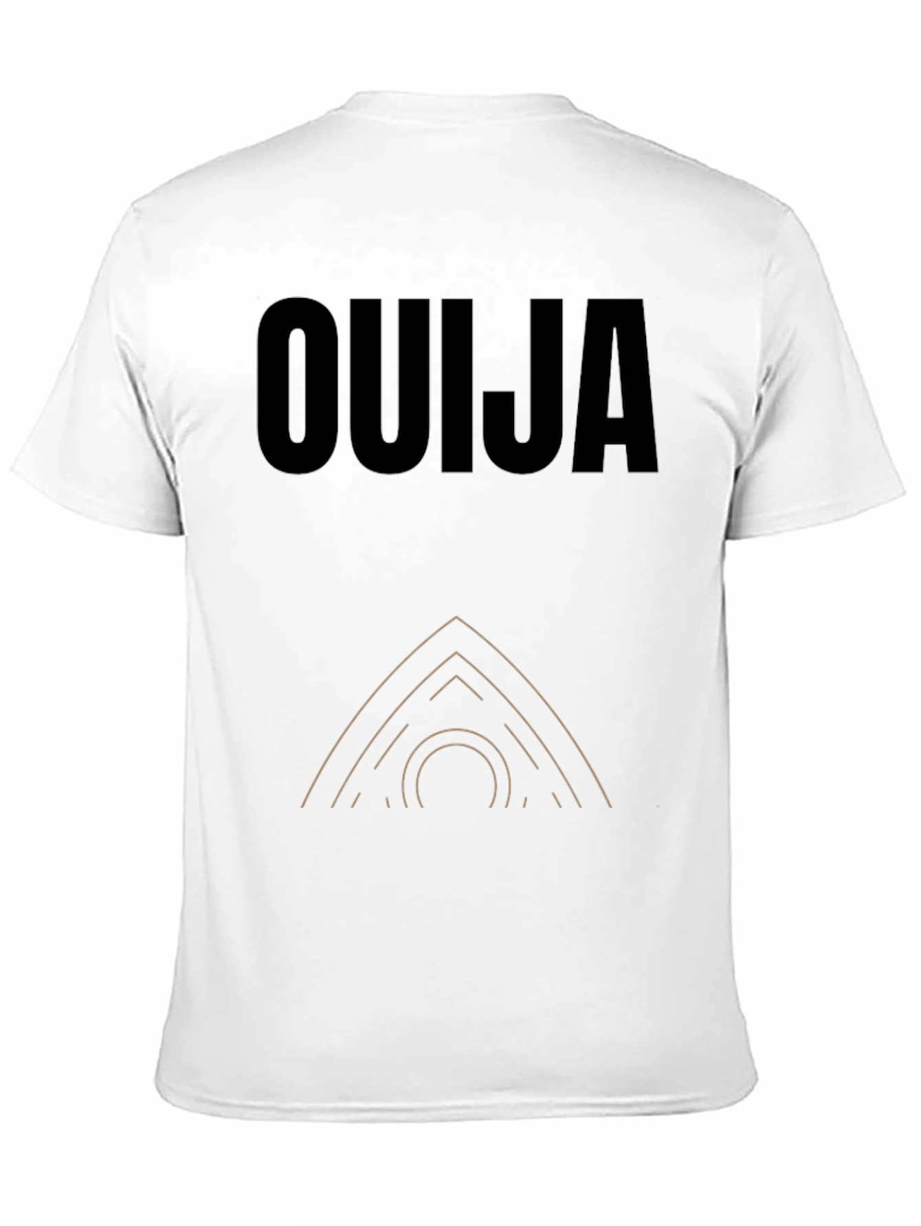 Ouija Board Graphic Tee - Black Cotton T-Shirt