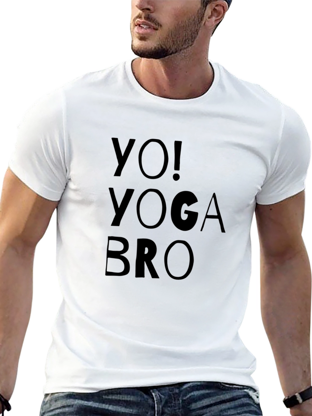 Yoga Bro T-Shirt - Funny Workout Tee