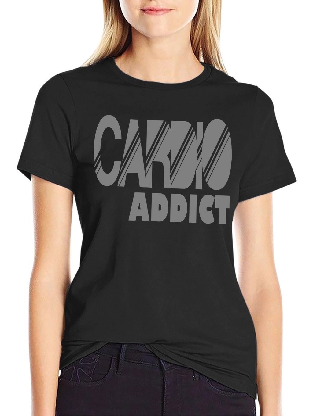 Cardio Addict Graphic T-Shirt - Workout Motivation