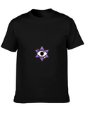 Eye Star Graphic Tee - Stylish Black T-Shirt