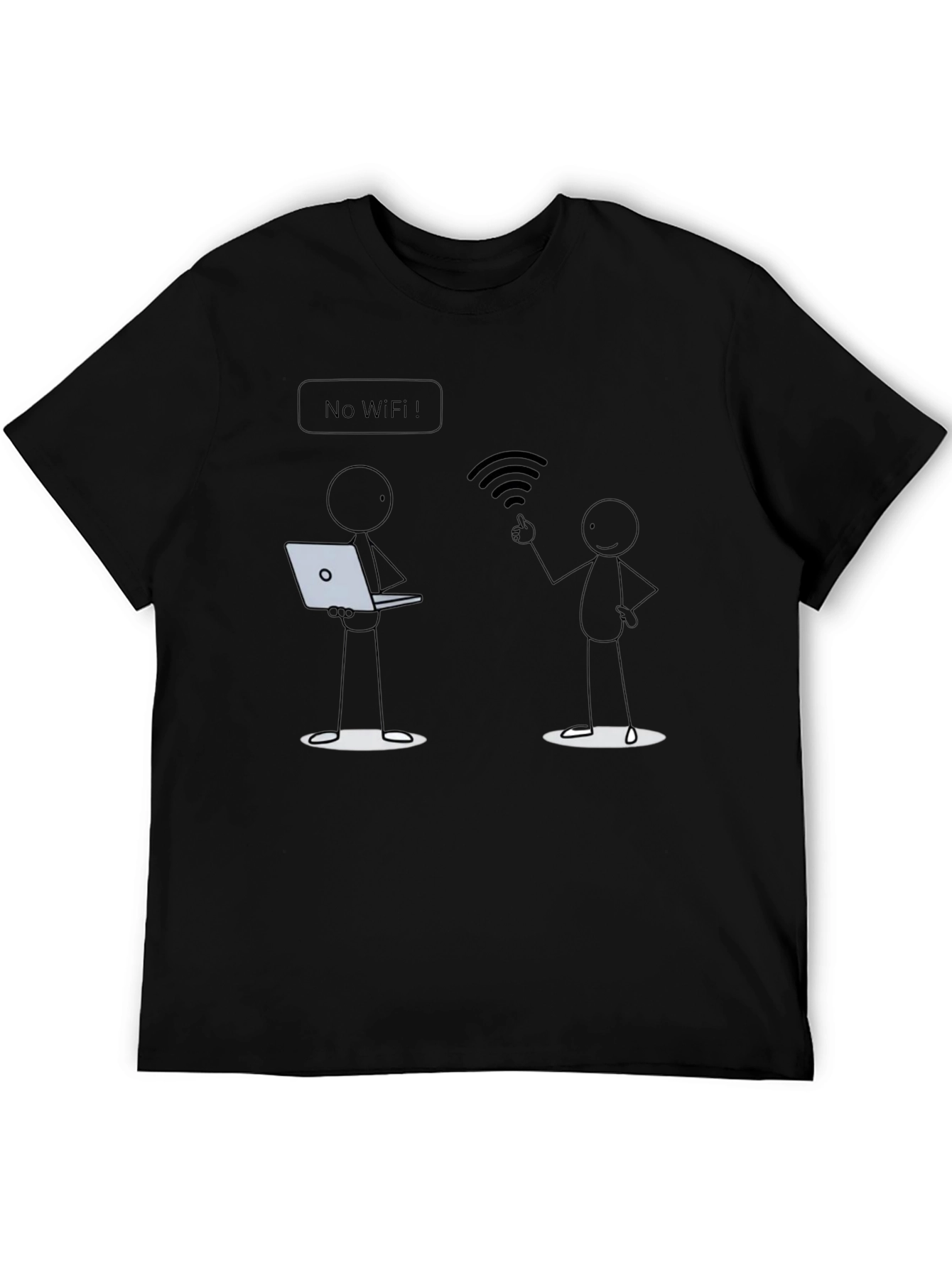No Wifi Funny T-Shirt