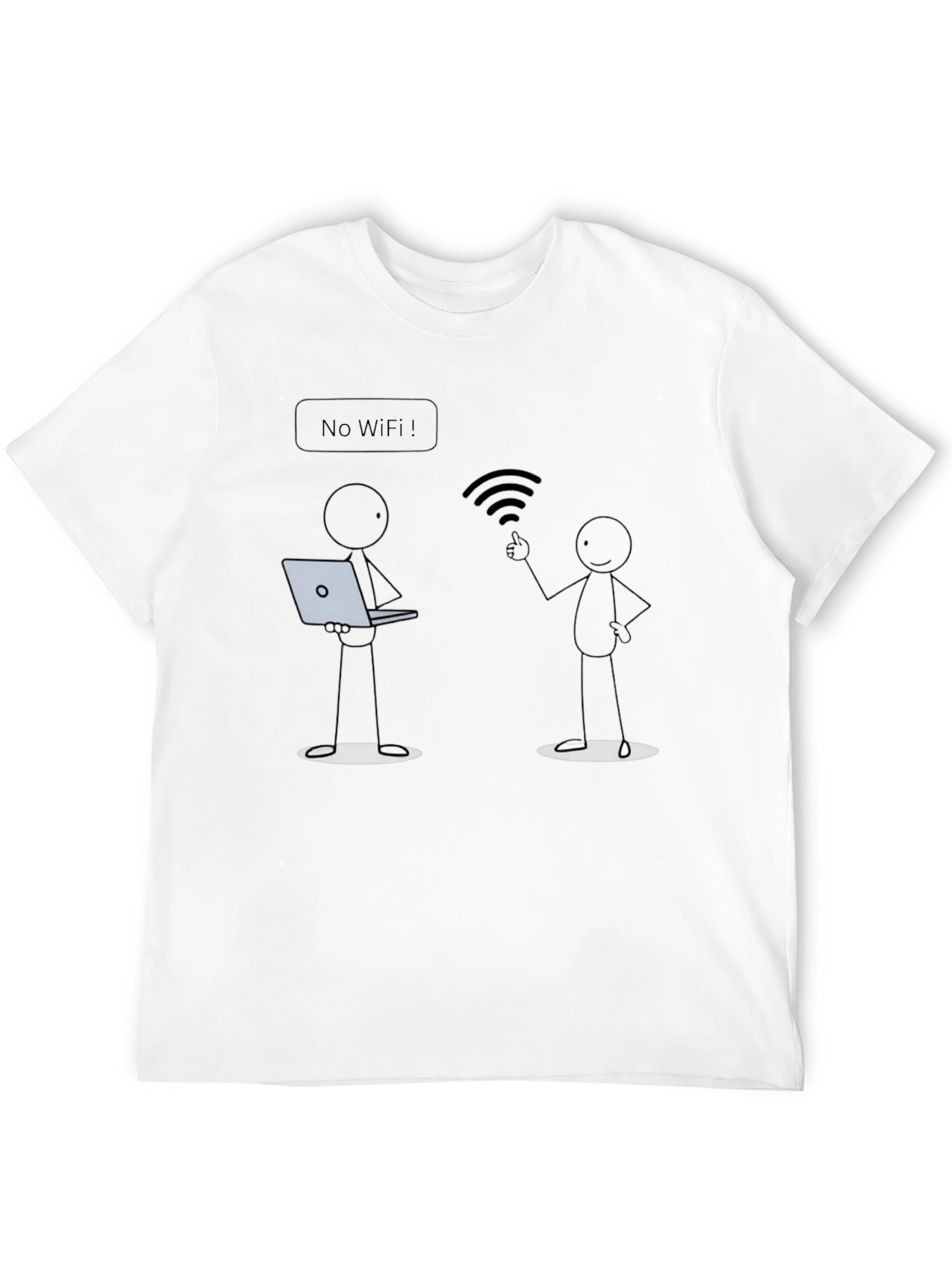 No Wifi Funny T-Shirt