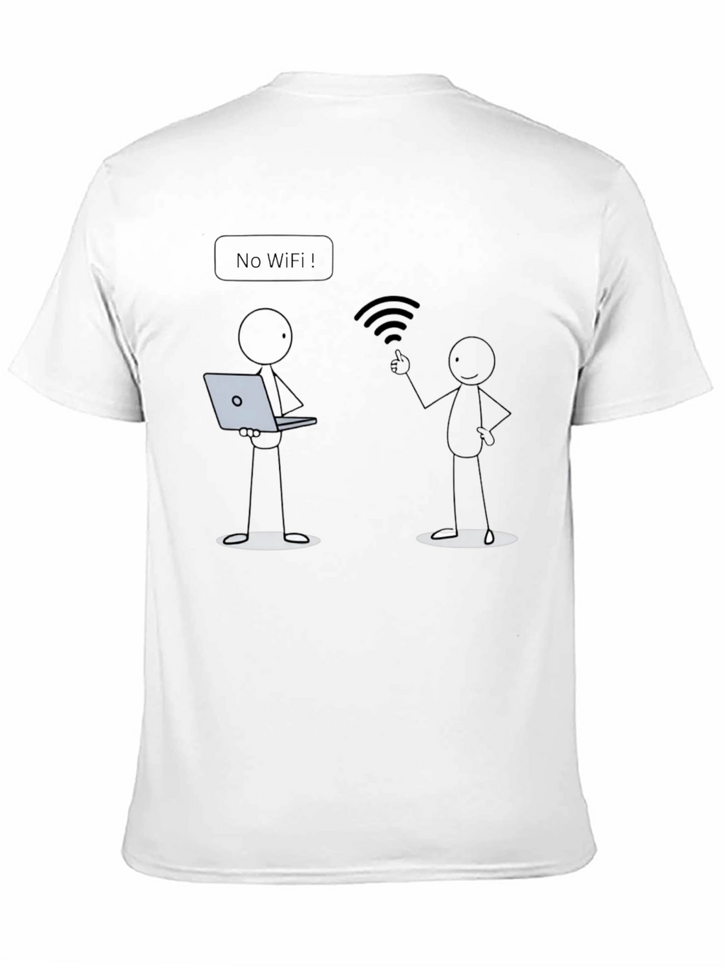 No Wifi Funny T-Shirt