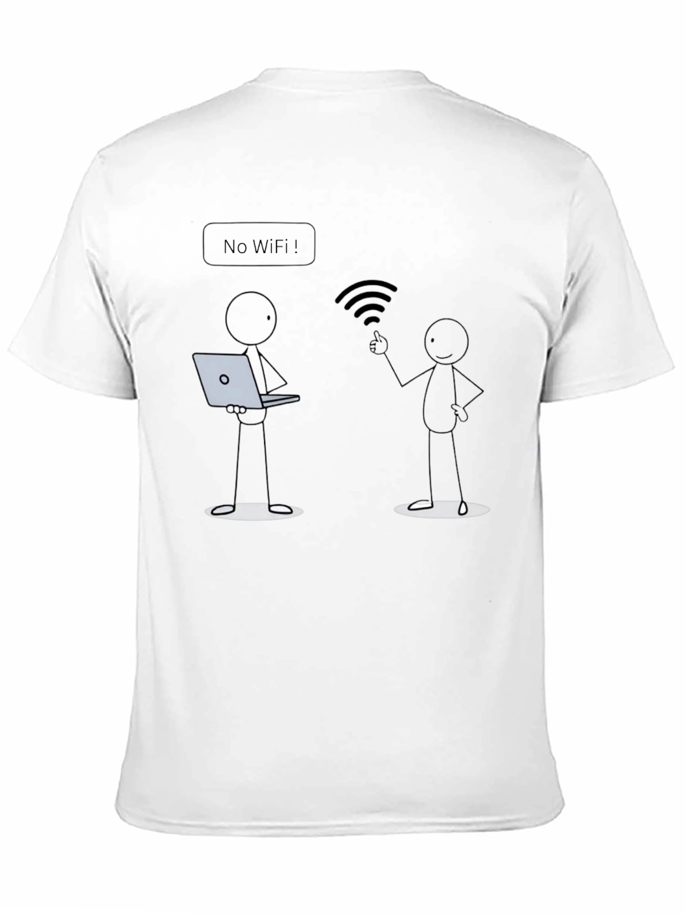 No Wifi Funny T-Shirt
