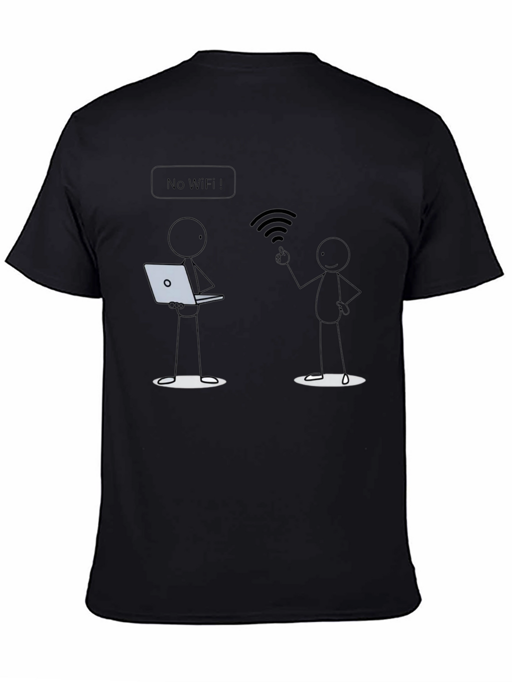 No Wifi Funny T-Shirt