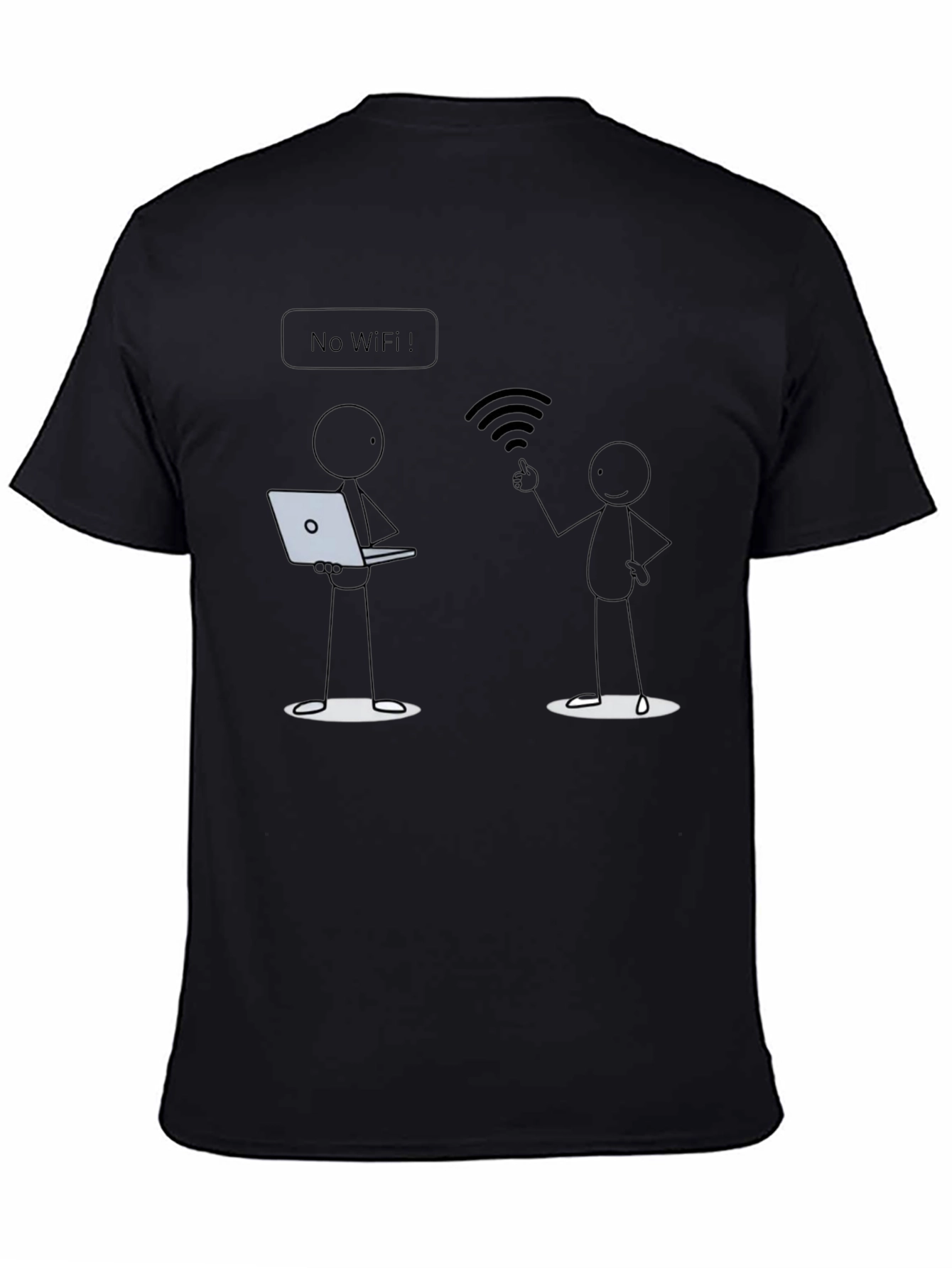 No Wifi Funny T-Shirt