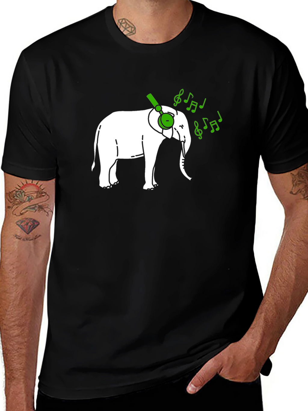 Musical Elephant T-Shirt - Hear the Beat!