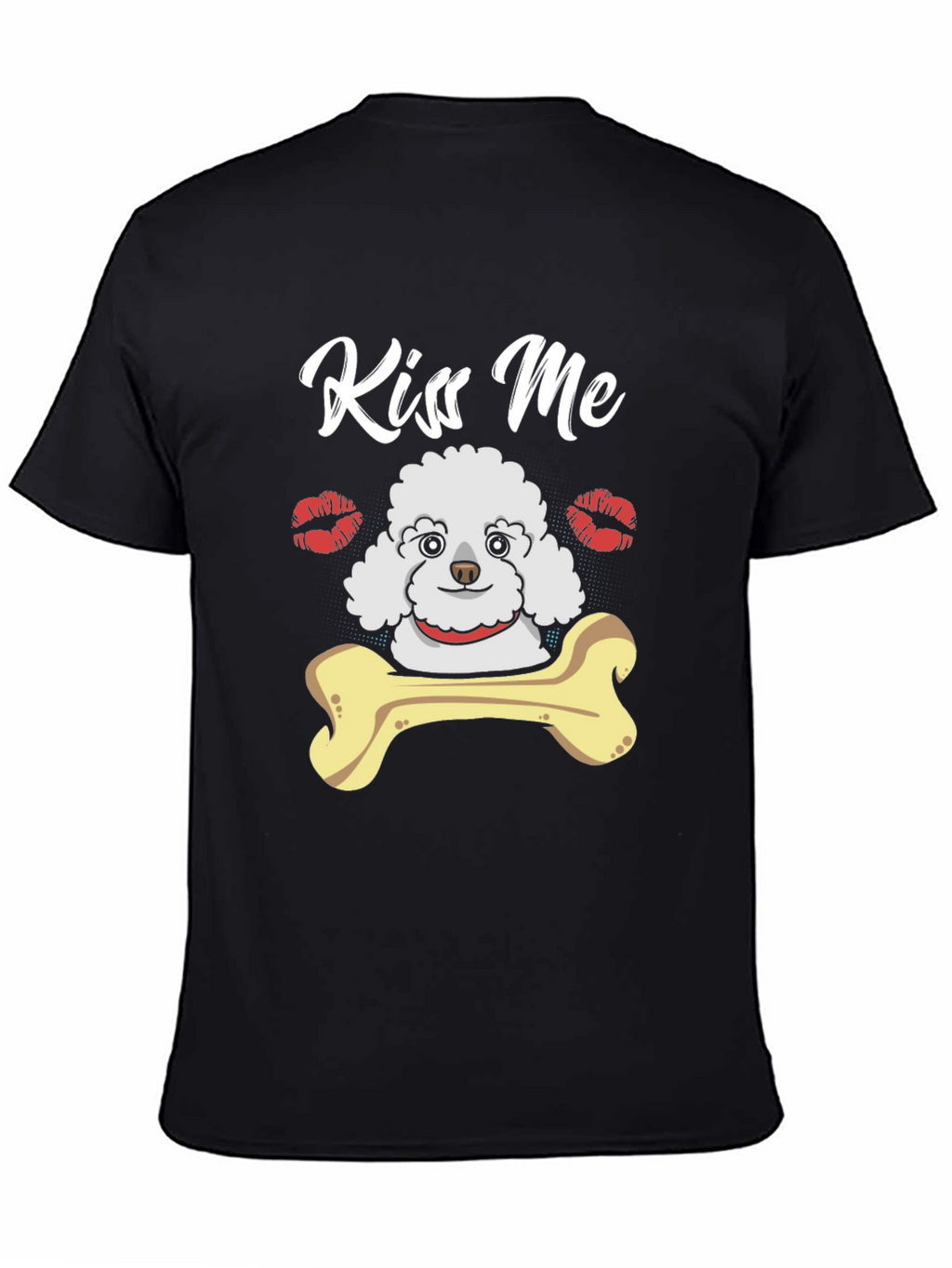 Kiss Me Dog Bone T-Shirt