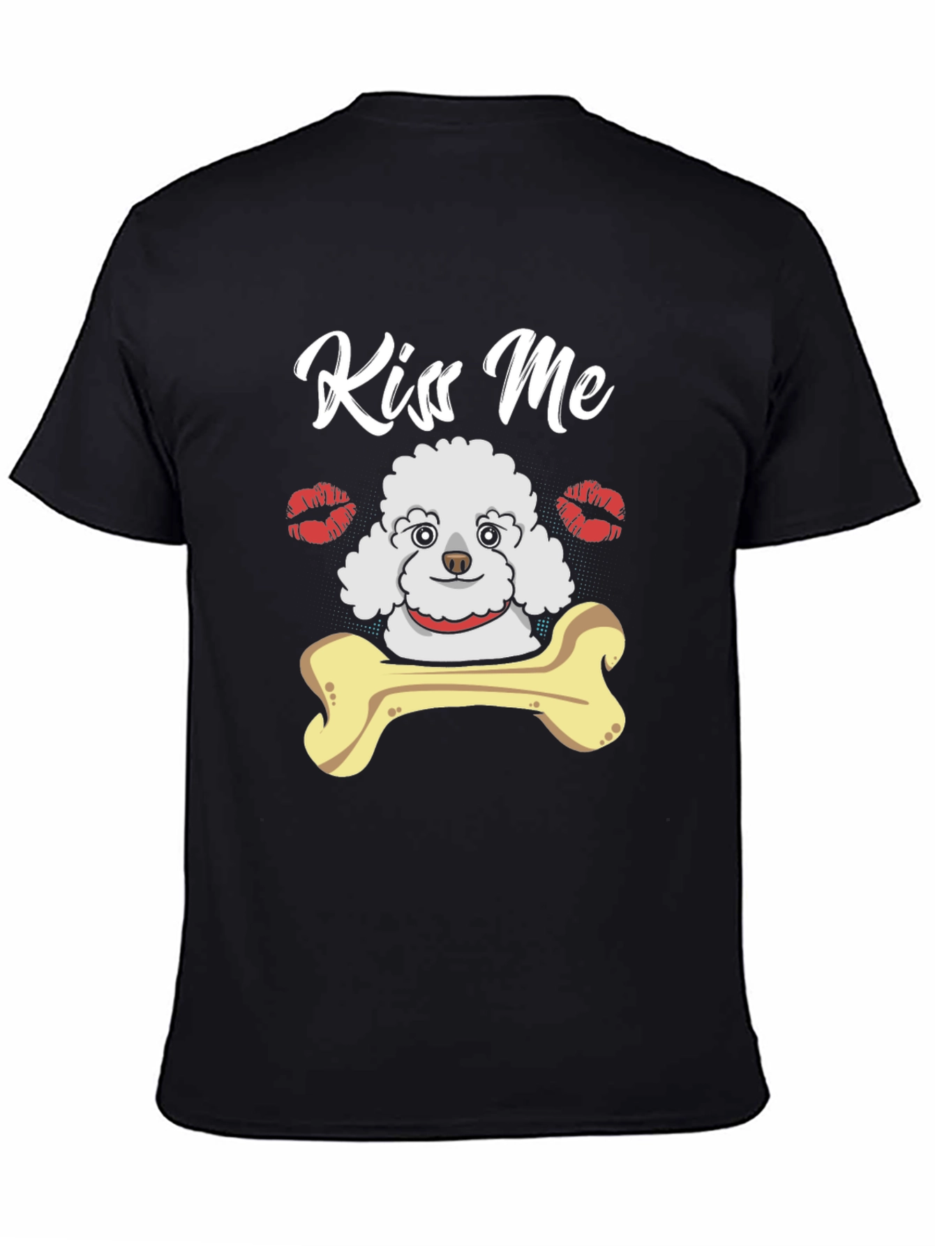Kiss Me Dog Bone T-Shirt