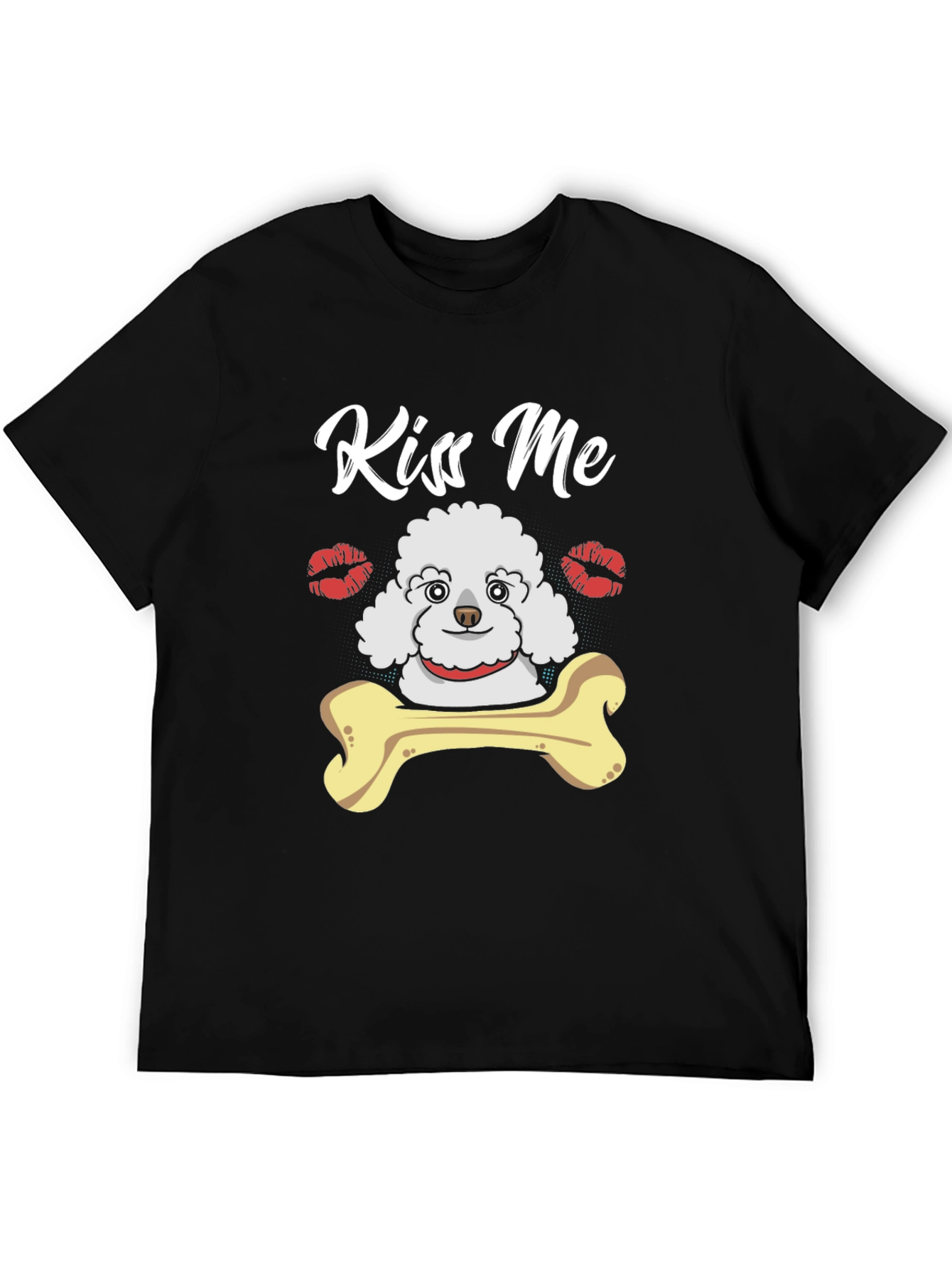 Kiss Me Dog Bone T-Shirt