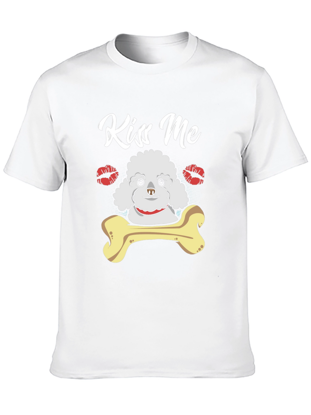 Kiss Me Dog Bone T-Shirt
