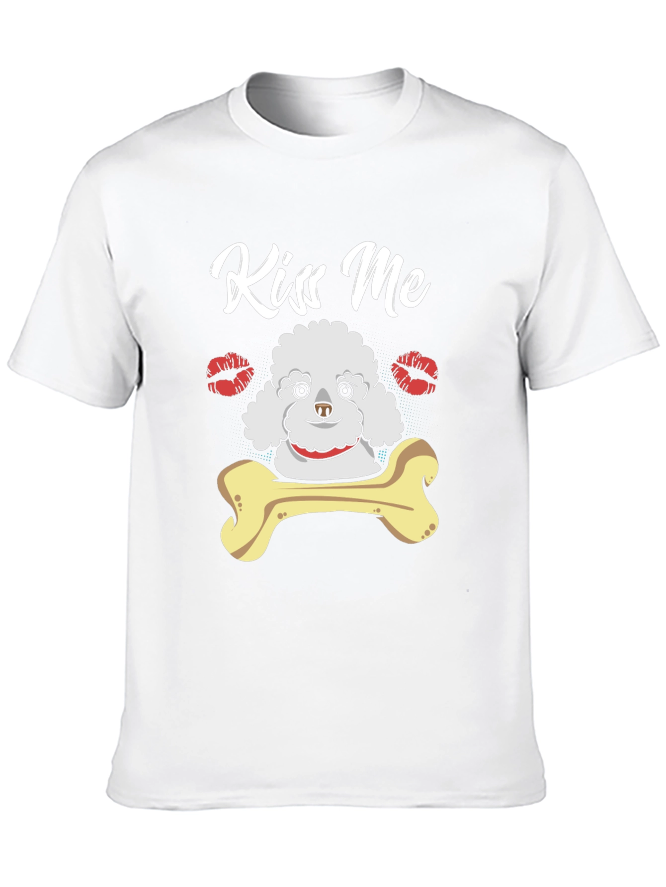 Kiss Me Dog Bone T-Shirt