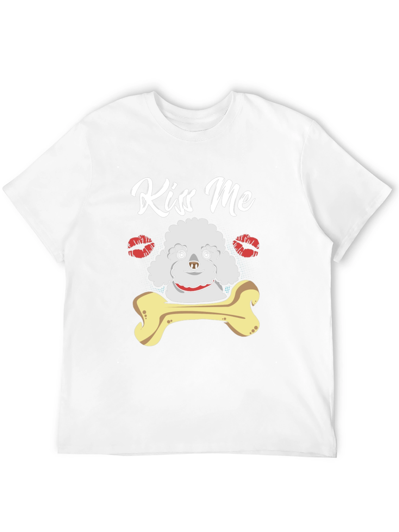 Kiss Me Dog Bone T-Shirt