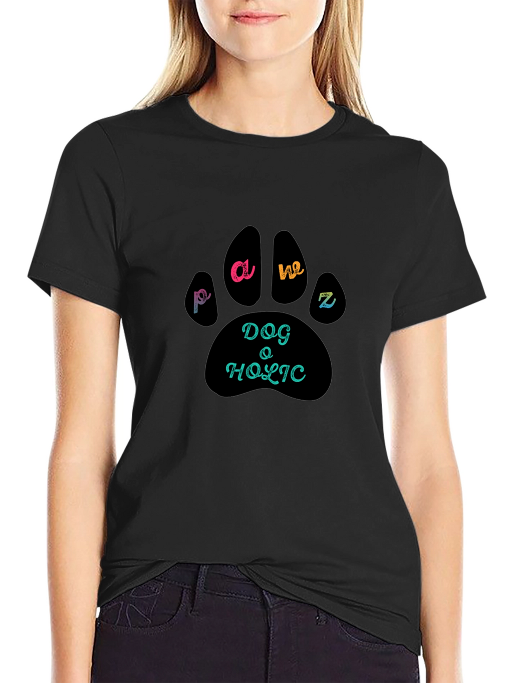 Dog Pawz Holic T-Shirt