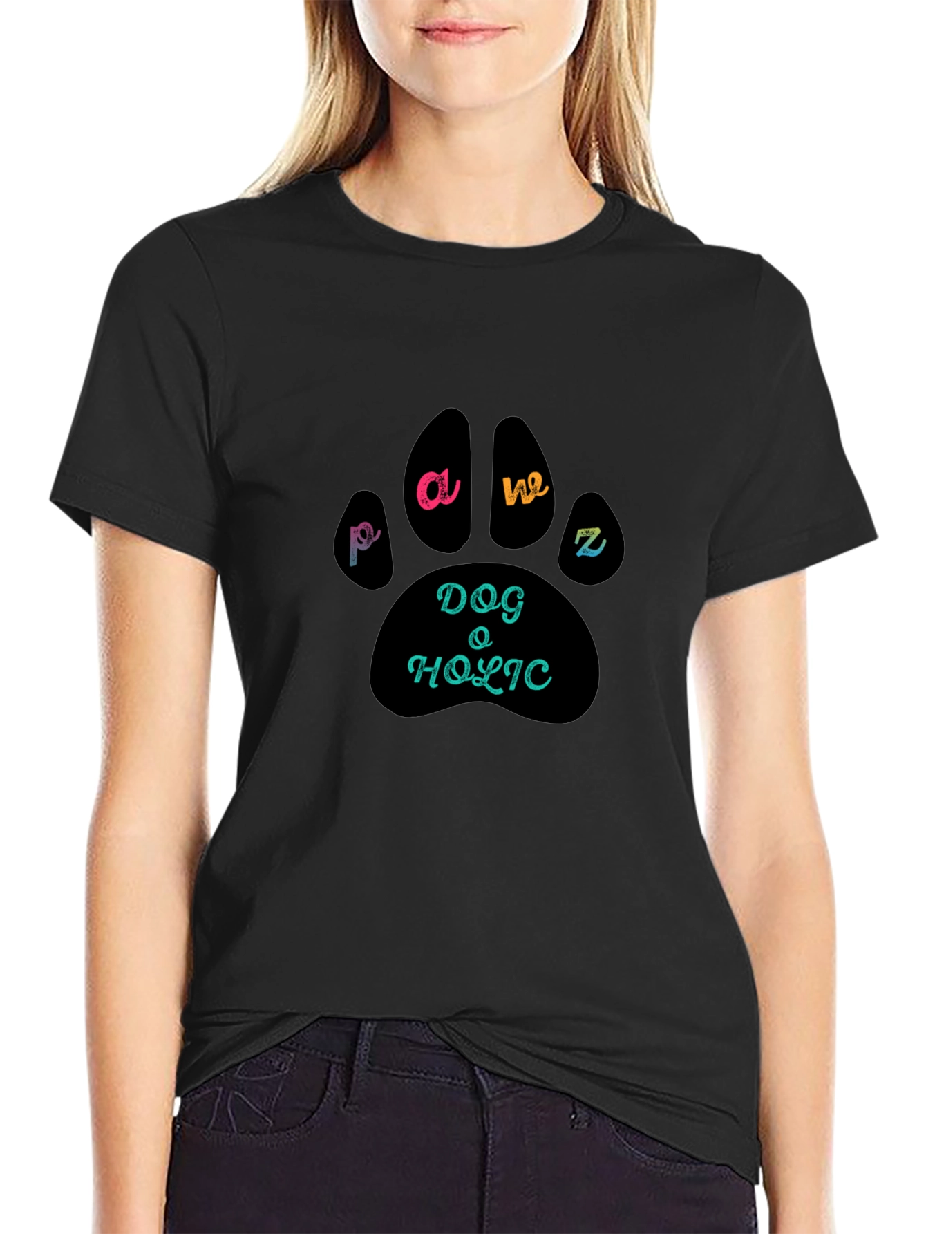 Dog Pawz Holic T-Shirt