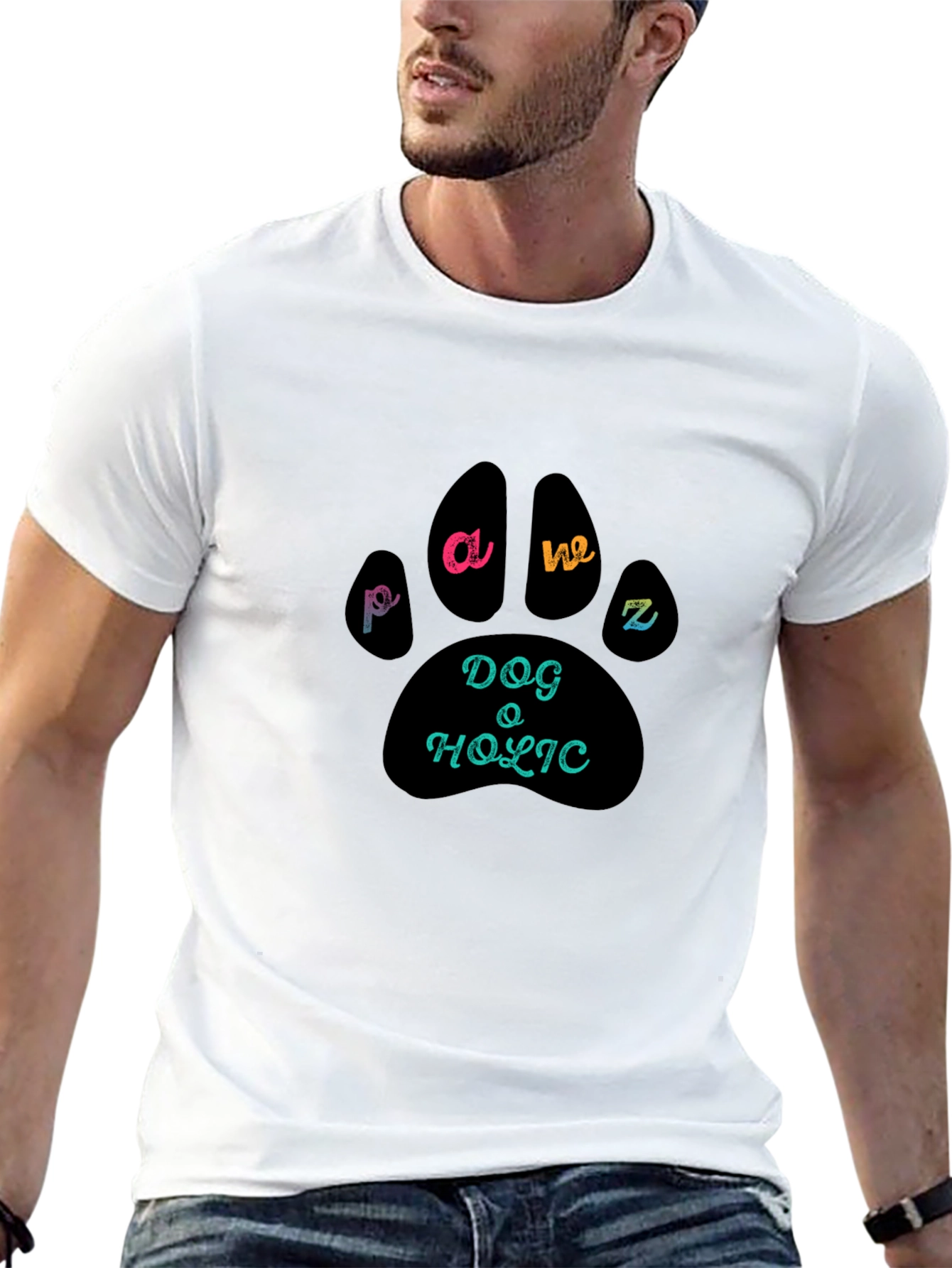 Dog Pawz Holic T-Shirt