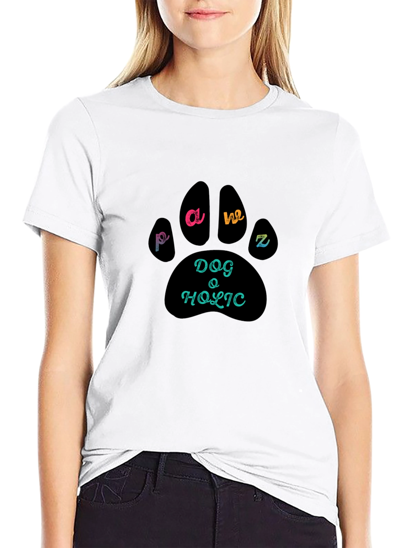 Dog Pawz Holic T-Shirt