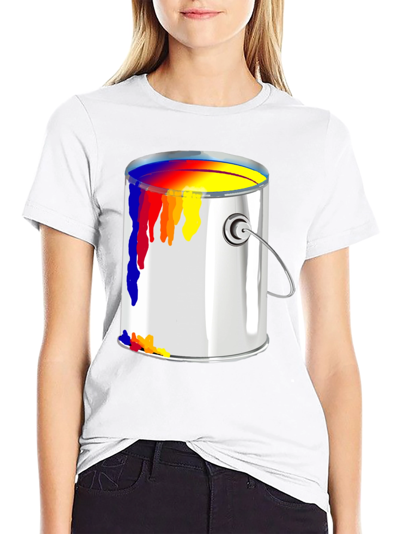 Paint Can T-Shirt - Artistic Design