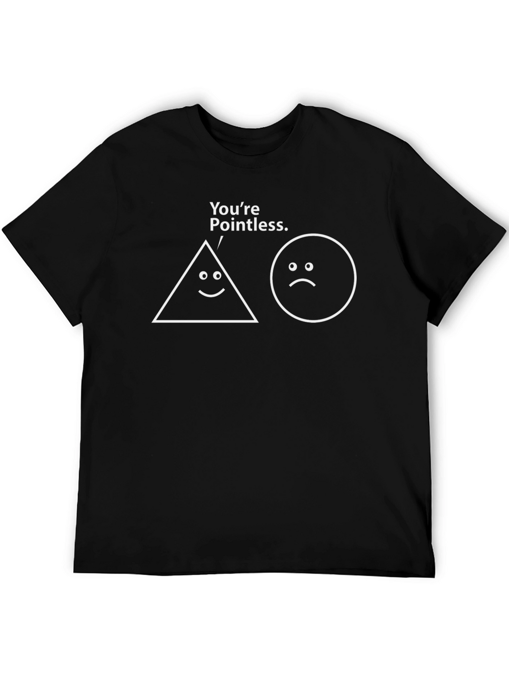 Funny Geometric Humor Graphic Tee