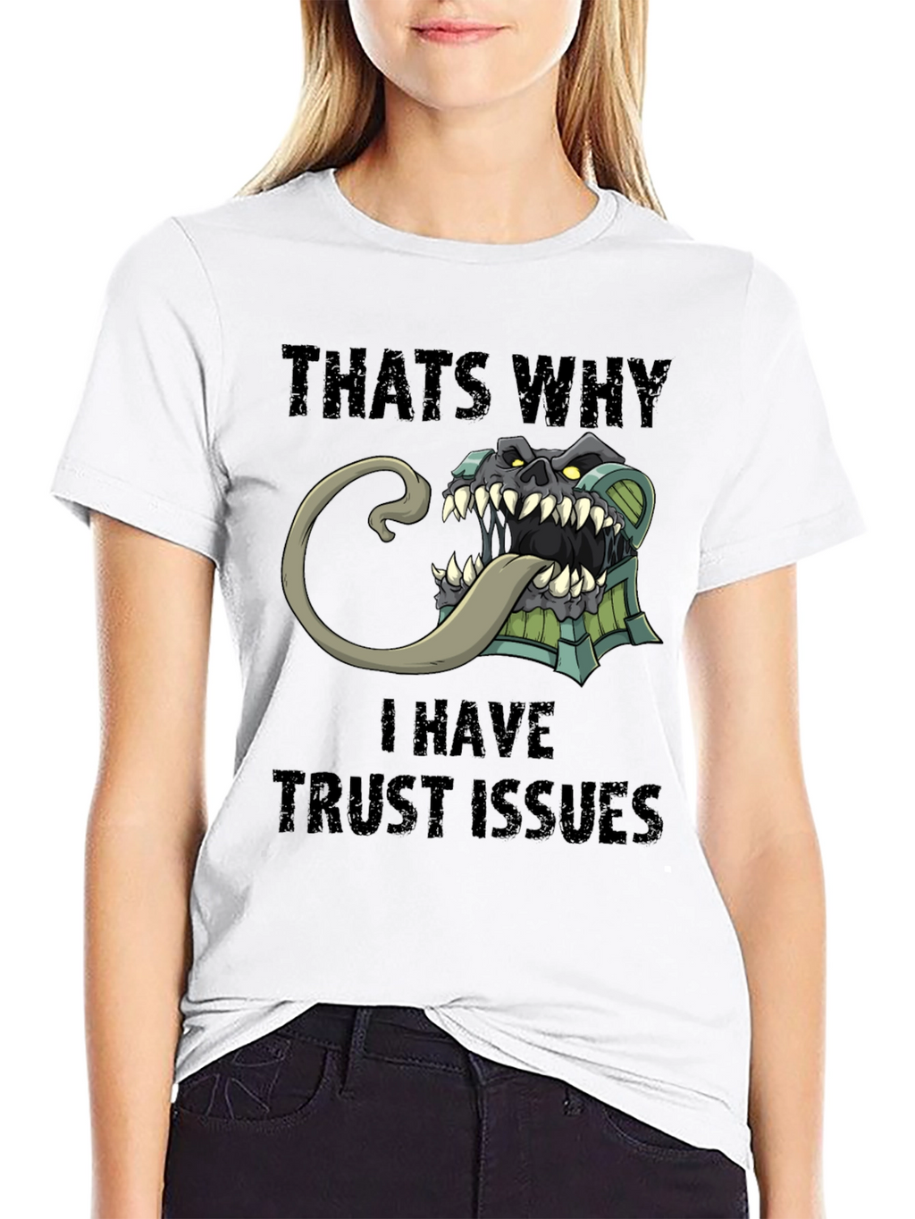 Trust Issues T-Shirt Funny Mimic Monster Tee