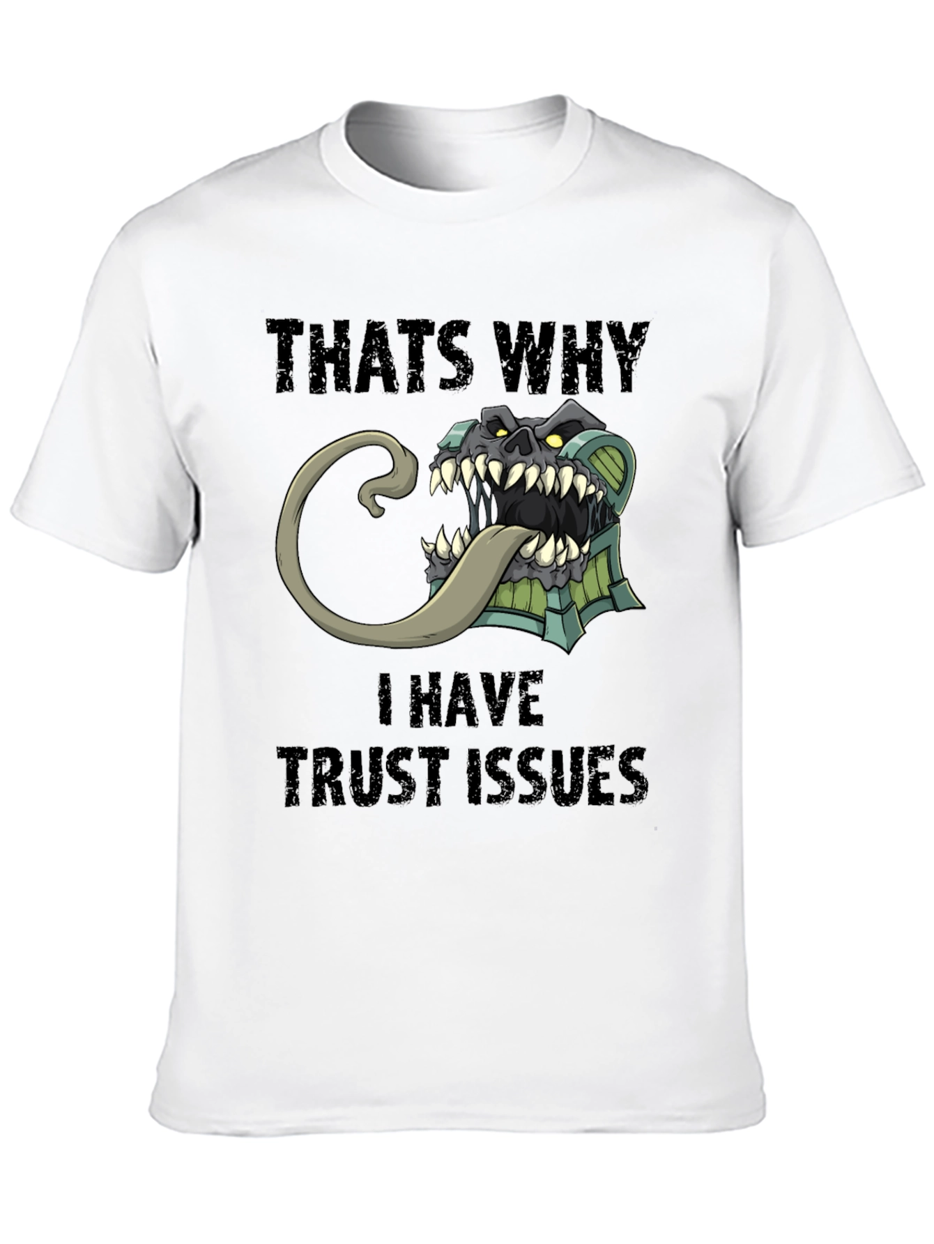 Trust Issues T-Shirt Funny Mimic Monster Tee
