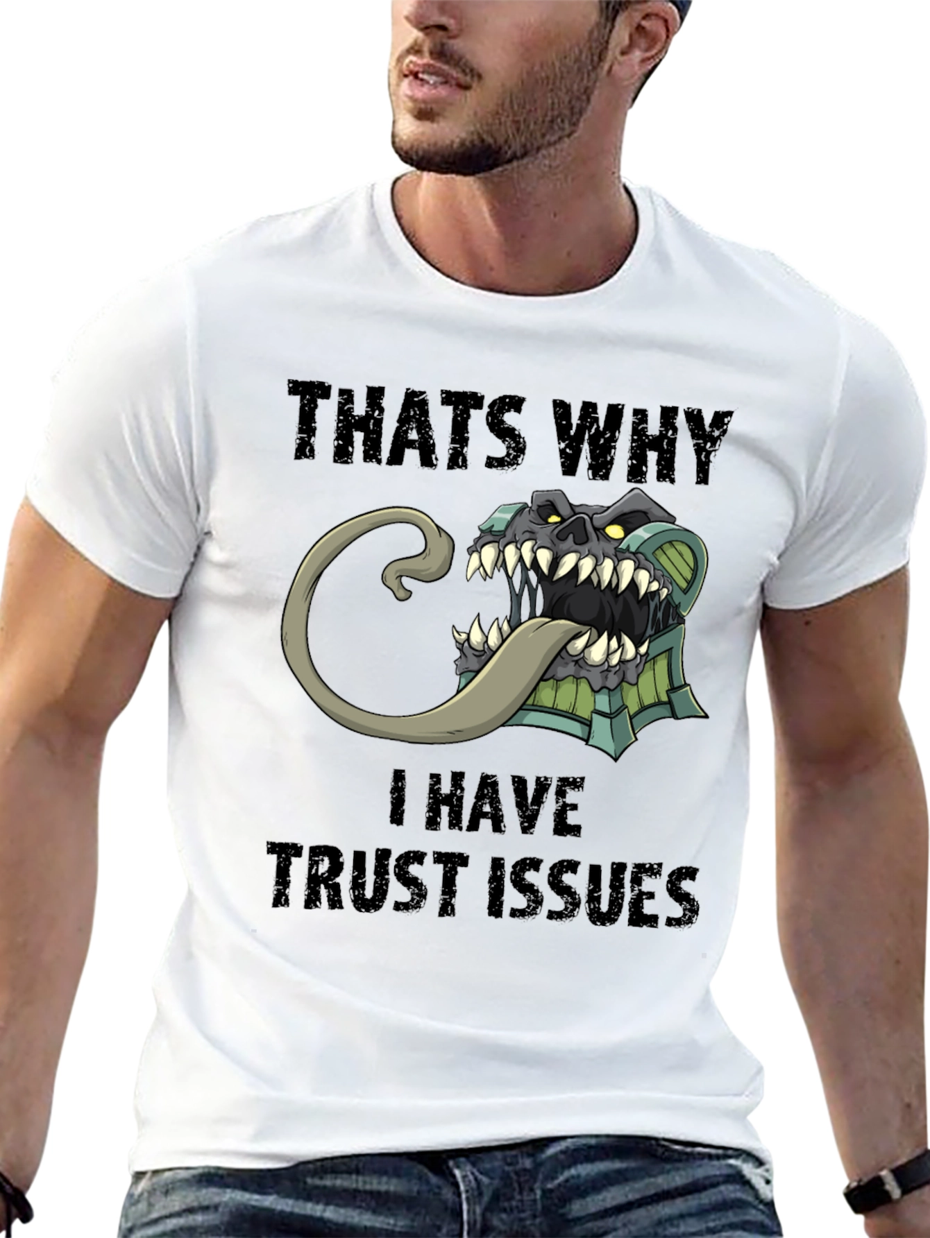 Trust Issues T-Shirt Funny Mimic Monster Tee