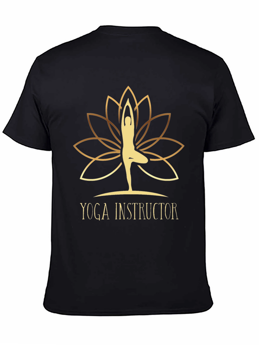 Yoga Instructor Graphic Tee - Black