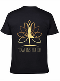 Yoga Instructor Graphic Tee - Black