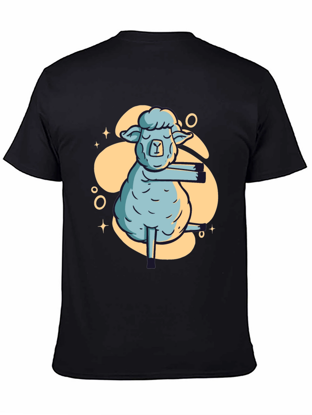 Yoga Sheep Graphic T-Shirt