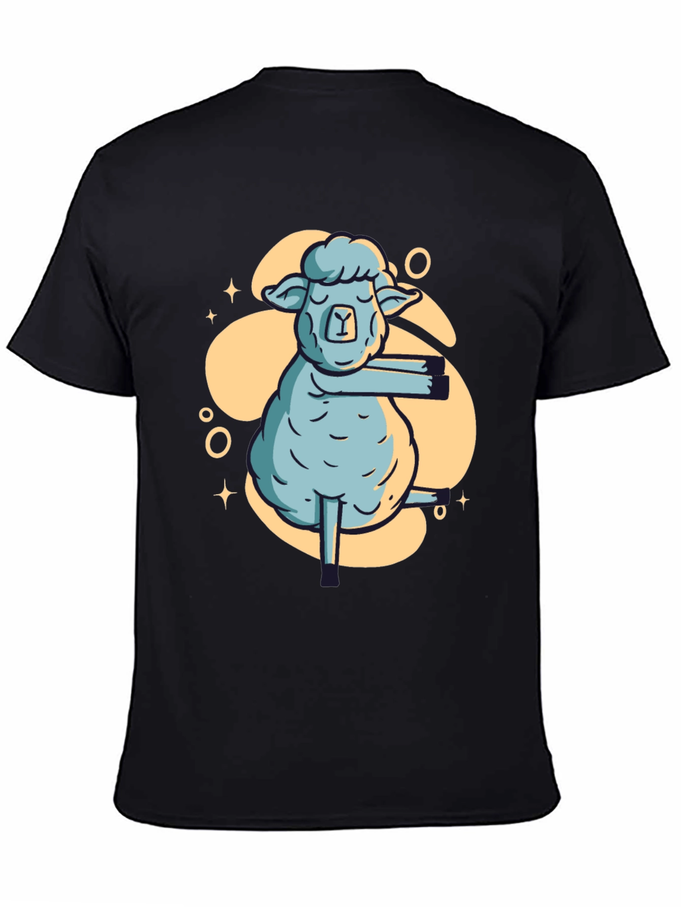 Yoga Sheep Graphic T-Shirt