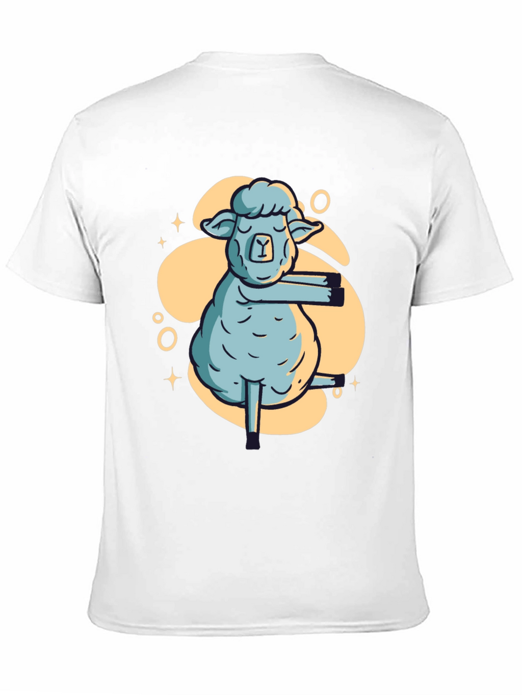 Yoga Sheep Graphic T-Shirt