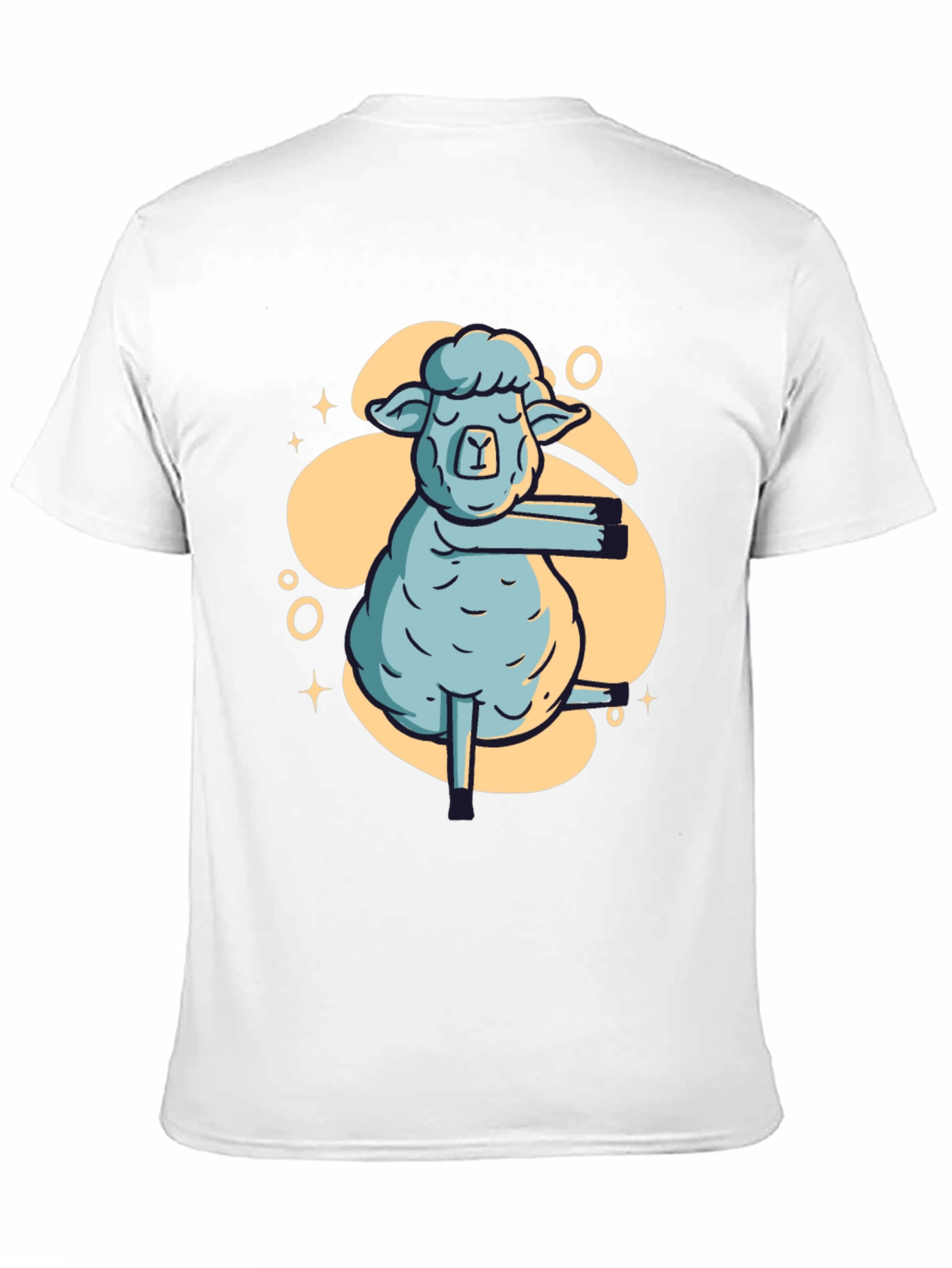 Yoga Sheep Graphic T-Shirt