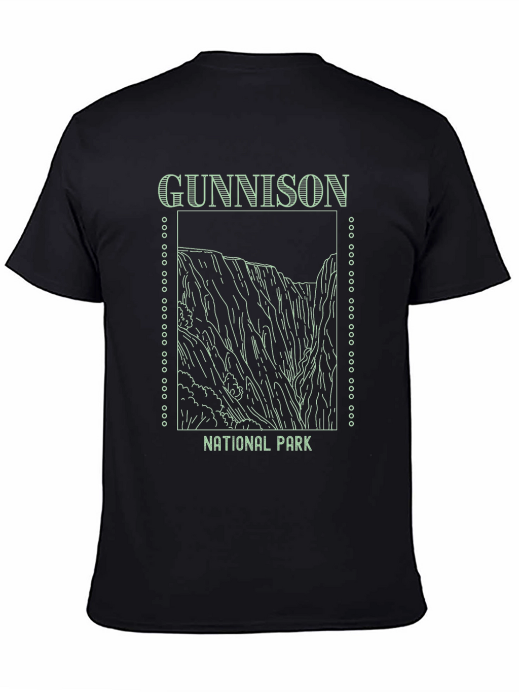Gunnison National Park Graphic Tee - Black
