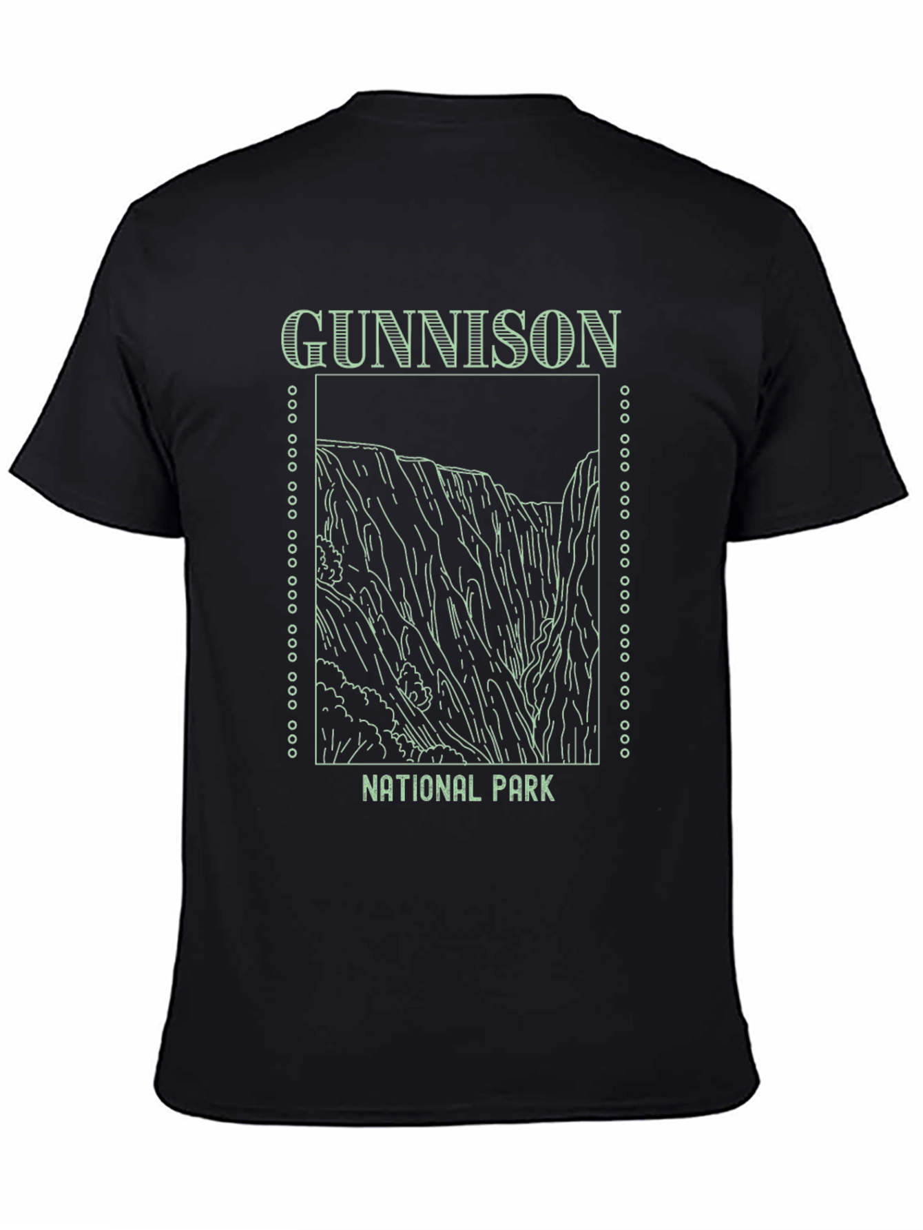 Gunnison National Park Graphic Tee - Black