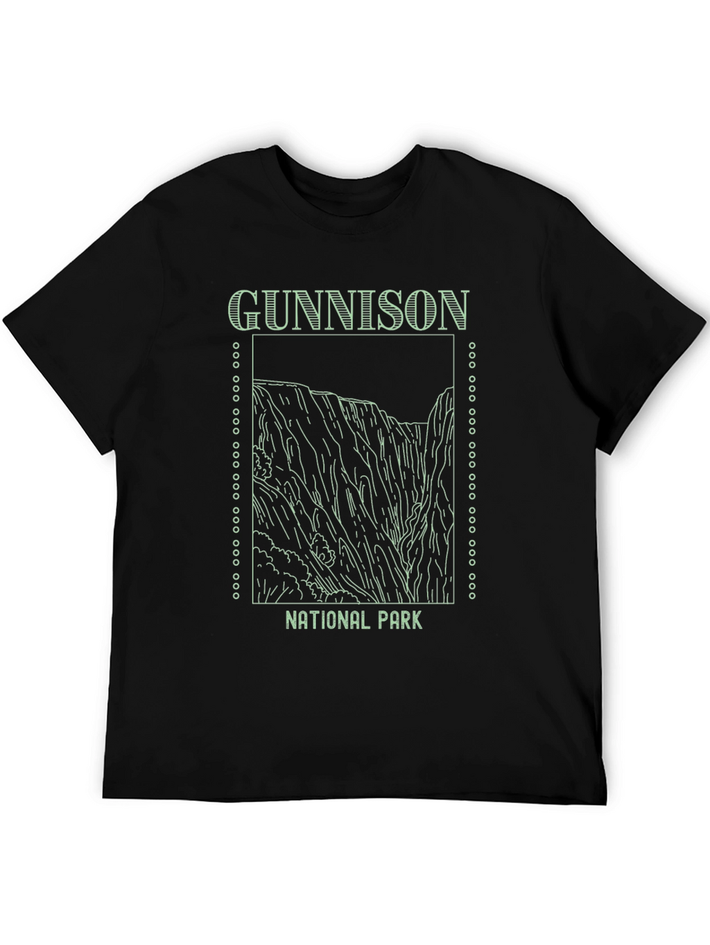 Gunnison National Park Graphic Tee - Black