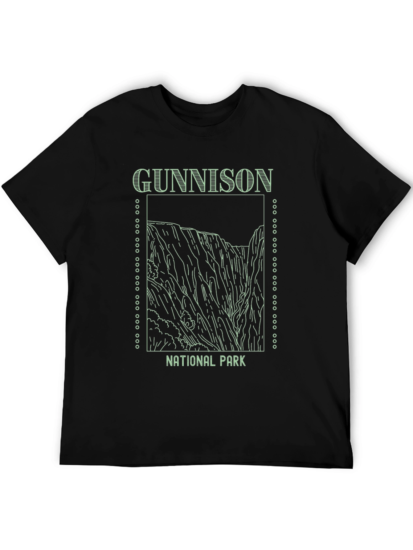 Gunnison National Park Graphic Tee - Black