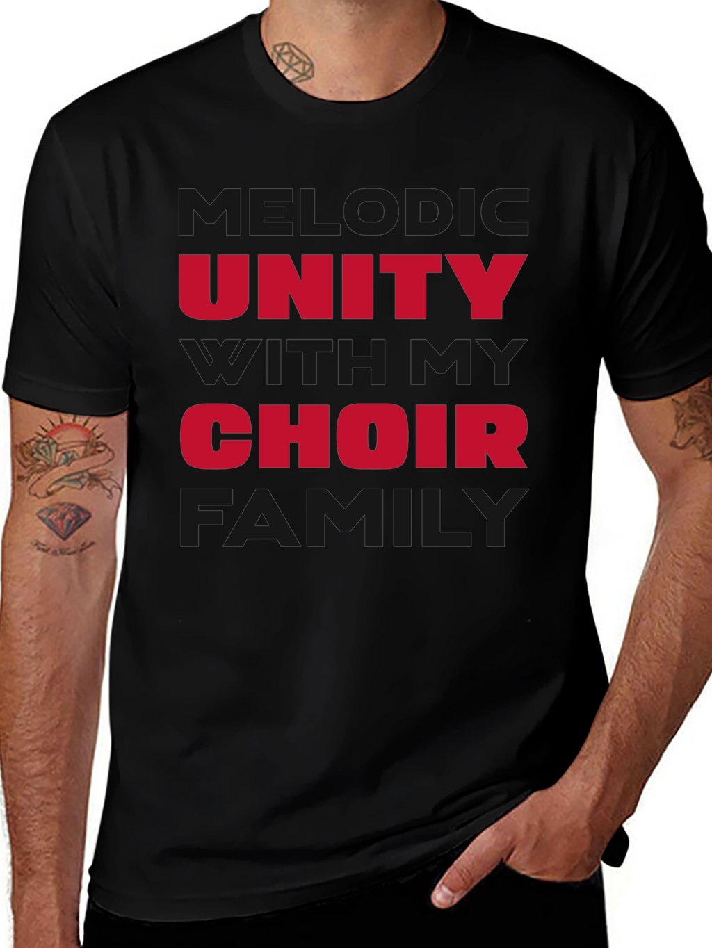 Choir Family T-Shirt - Music Unity Tee