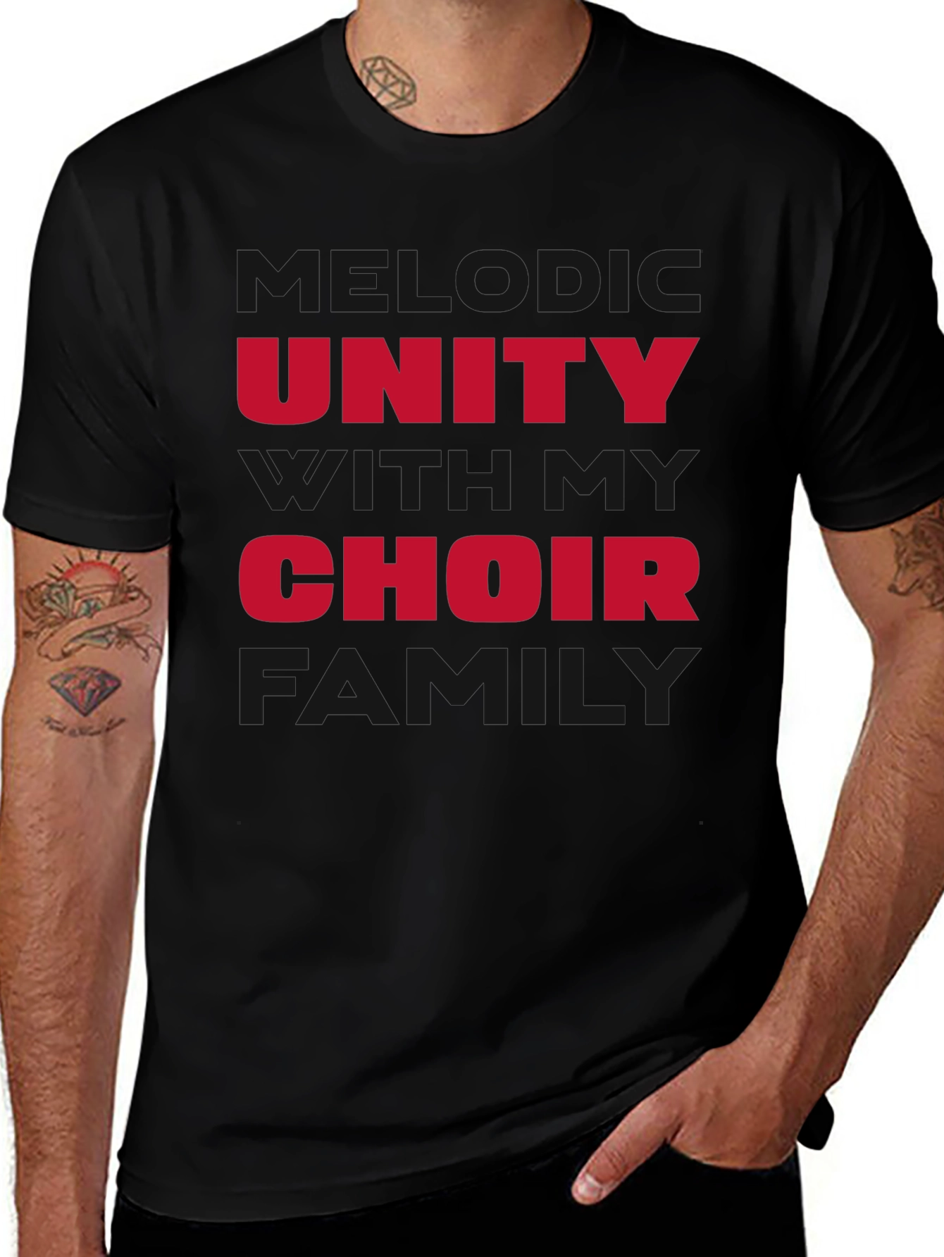 Choir Family T-Shirt - Music Unity Tee