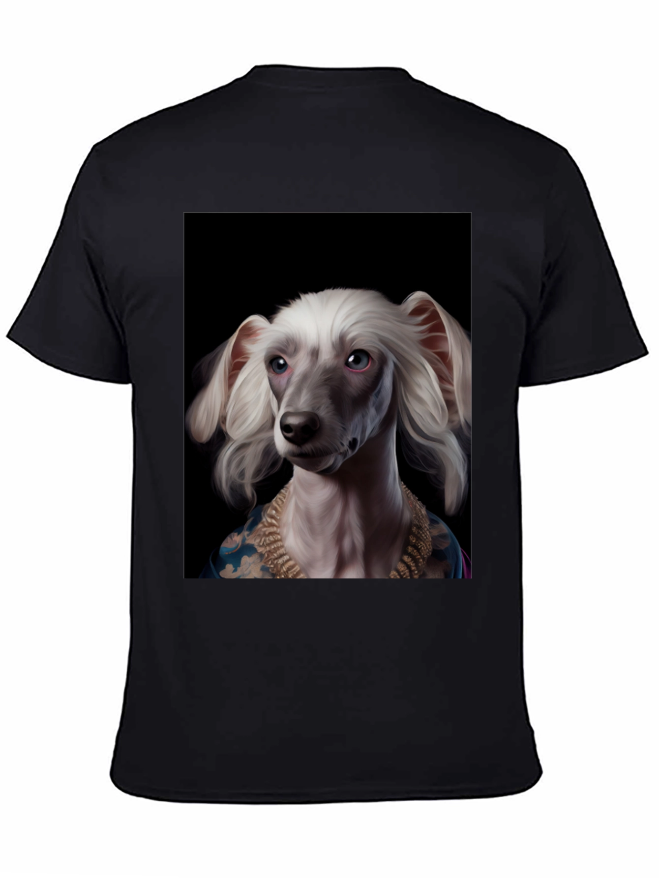 Dog Portrait Graphic Tee - Artistic Pet Lovers Shirt