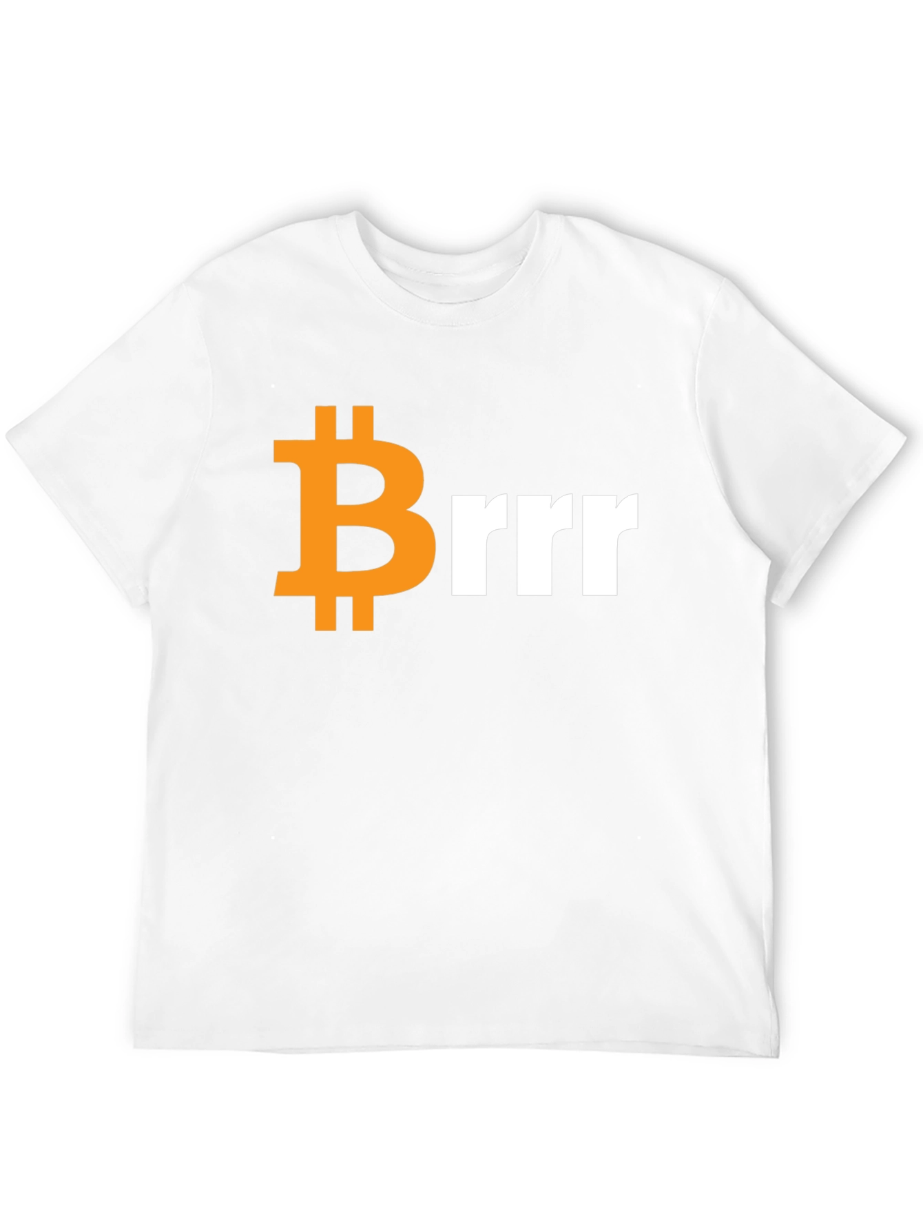 Bitcoin Brrr T-Shirt - Crypto Meme Tee