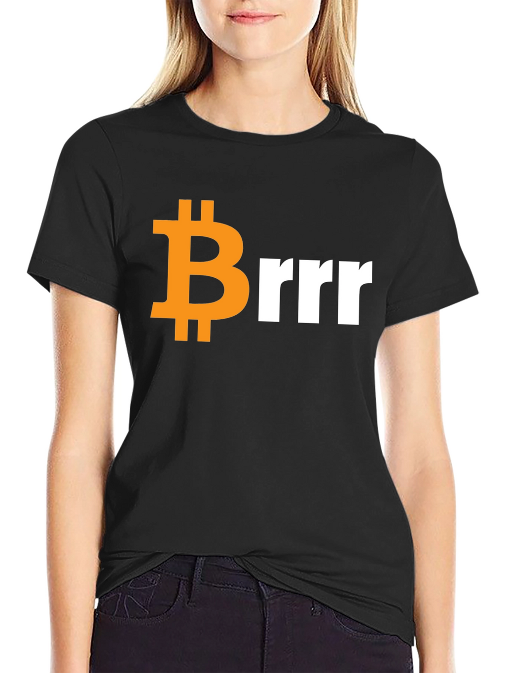 Bitcoin Brrr T-Shirt - Crypto Meme Tee